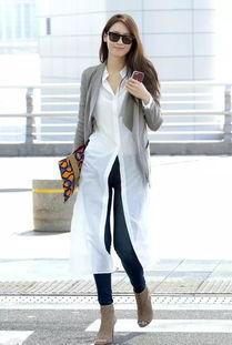 韩国女明星开衫穿搭,优雅与个性的完美融合